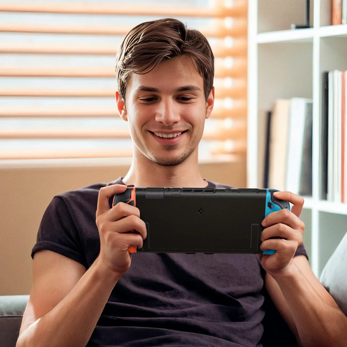 Hülle für Nintendo Switch 2, Spigen Nano Pop V2, Rot und Blau (Special Edition) - Image 9