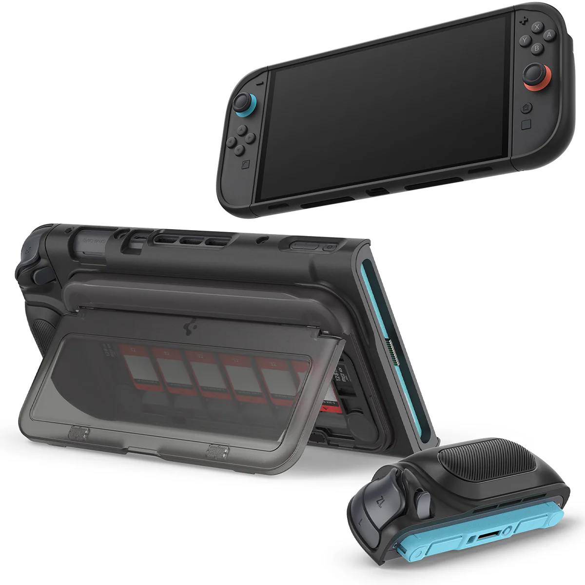 Hülle für Nintendo Switch 2, Spigen Snap Switch, Schwarz - Image 2