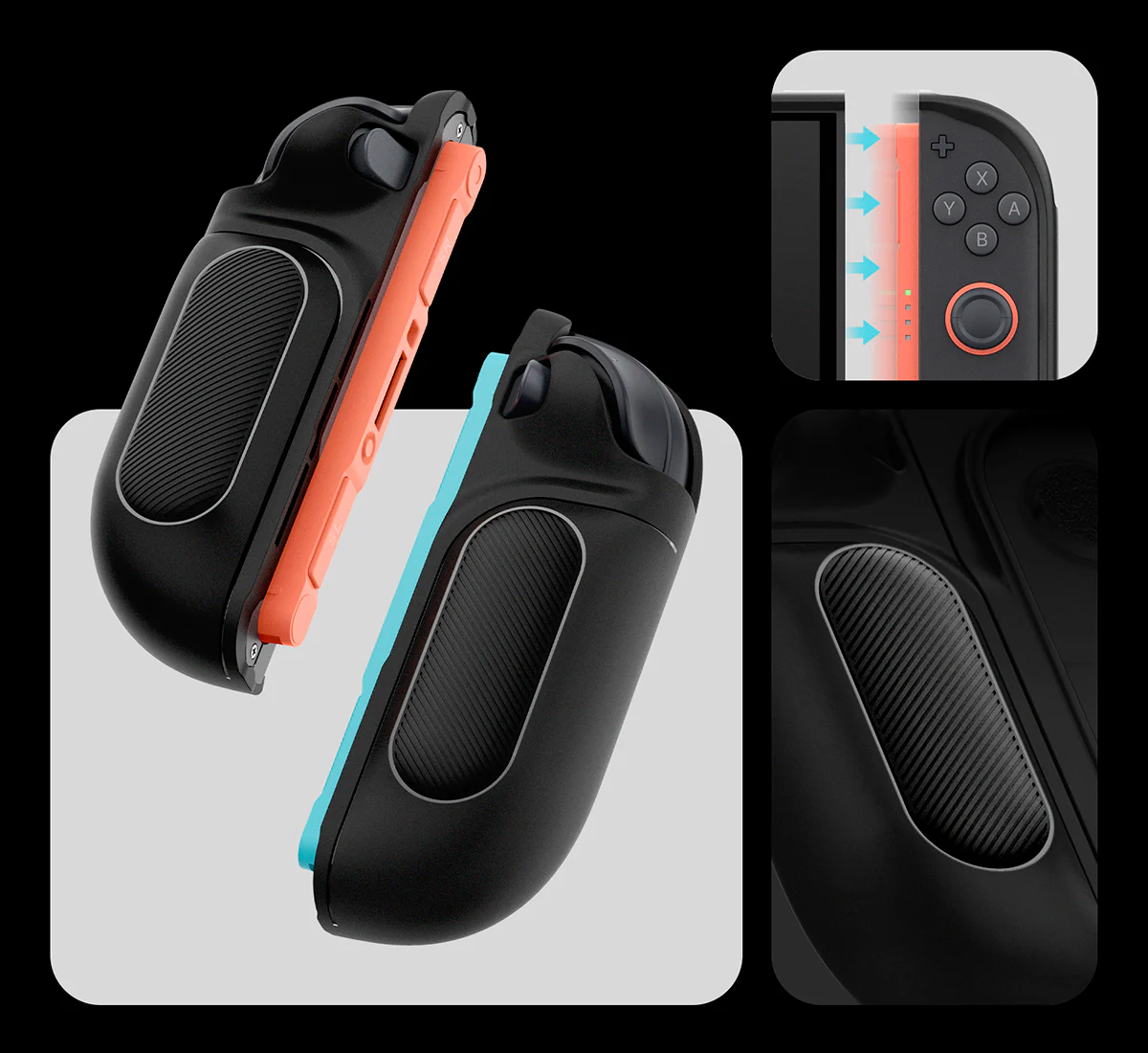 Hülle für Nintendo Switch 2, Spigen Snap Switch, Schwarz - Image 20