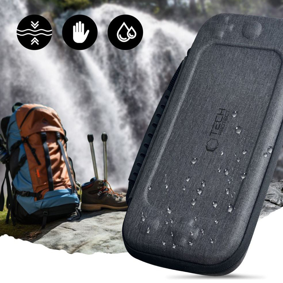 Hülle für Nintendo Switch 2, Tech-Protect Hardpouch, Dunkelgrau - Image 2