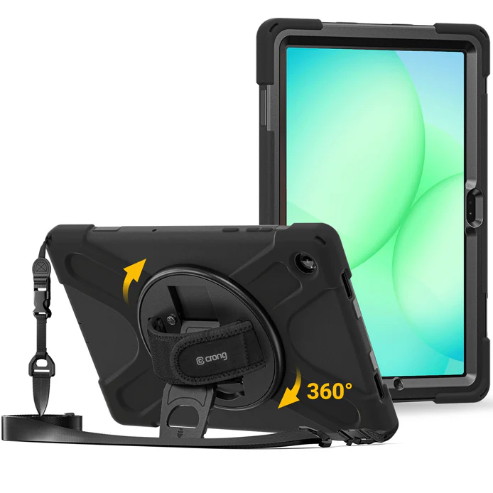 Hülle gepanzert für Galaxy Tab A11 Plus, Crong Defender Plus, schwarz - Image 3