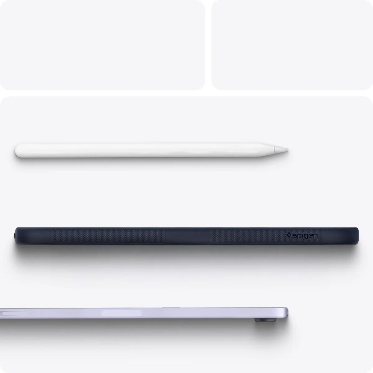 Hülle für iPad Mini 7 gen. 2024 / 6 gen. 2021, Spigen Nano Pop, Dunkelblau-Gelb - Image 15
