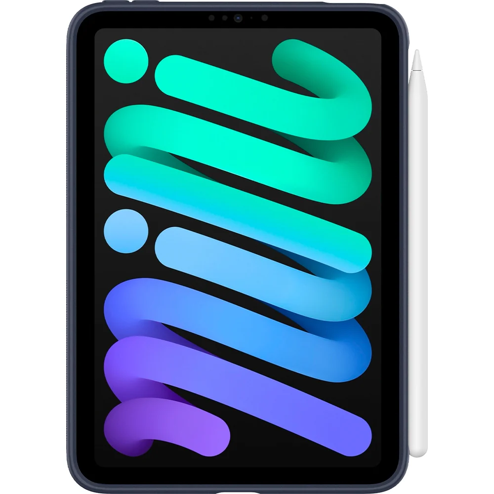 Hülle für iPad Mini 7 gen. 2024 / 6 gen. 2021, Spigen Nano Pop, Dunkelblau-Gelb - Image 6