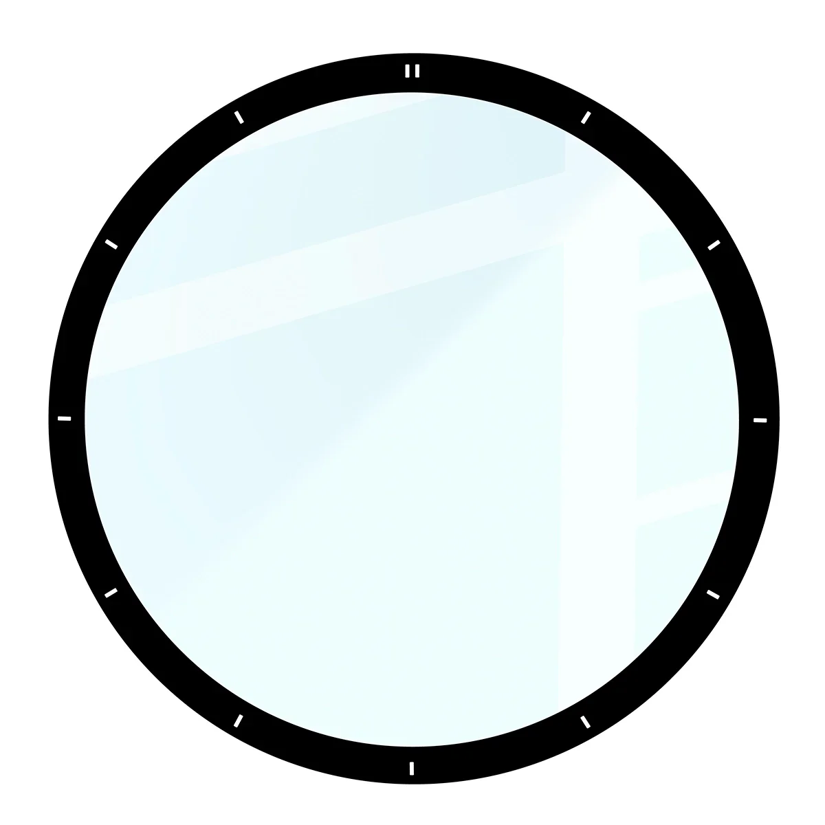 Hybrides Glas für Huawei Watch 5 46 mm, Bizon Glass Watch Edge Hybrid, Schwarz - Image 4
