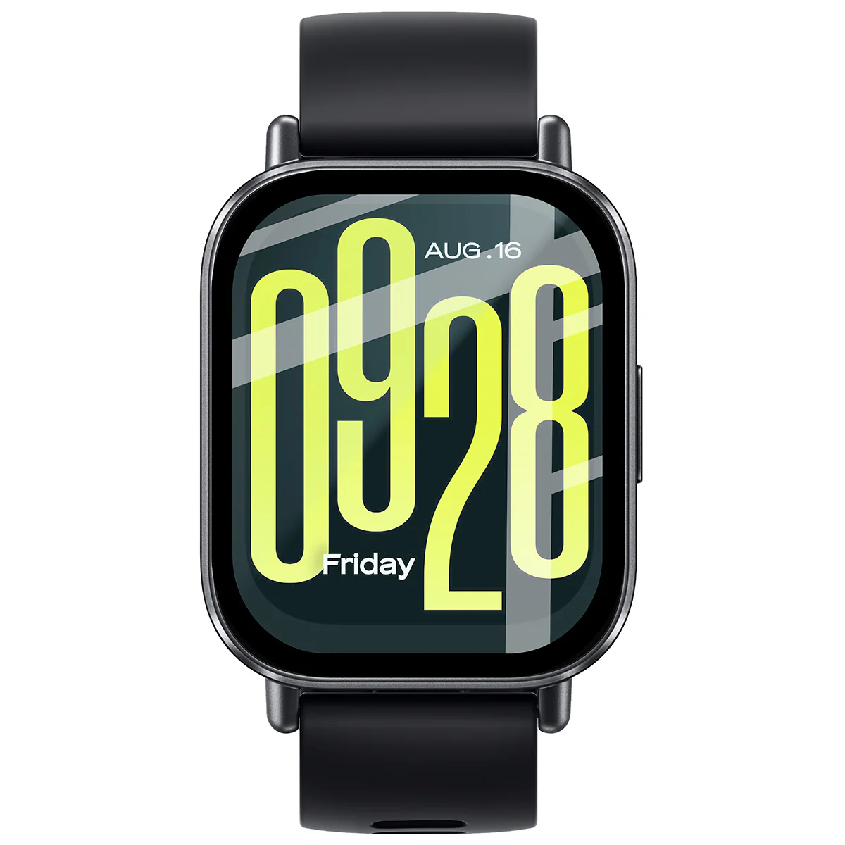 Hybrides Glas für Xiaomi Redmi Watch 5, Bizon Glass Watch Edge Hybrid, Schwarz - Image 2