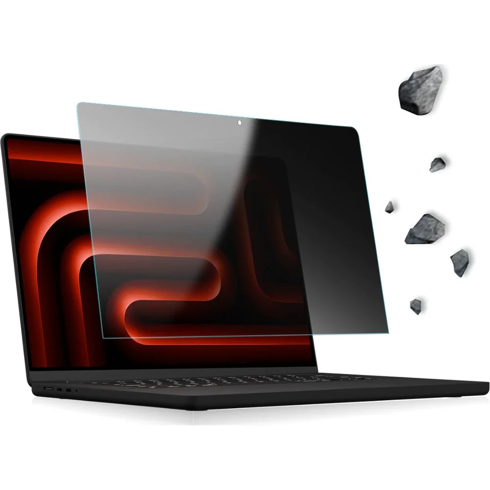 Hybrides Sichtschutzglas für MacBook Air 15,3" M4 2025, Grizz SecretGlass Easy mit Applikator, Matt - Image 5