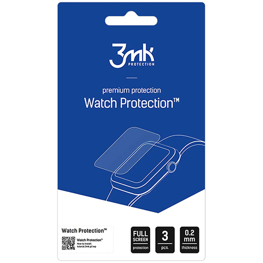 Hybridglas für Huawei Band 9, 3mk Watch Protection, 3 Stück - Image 4