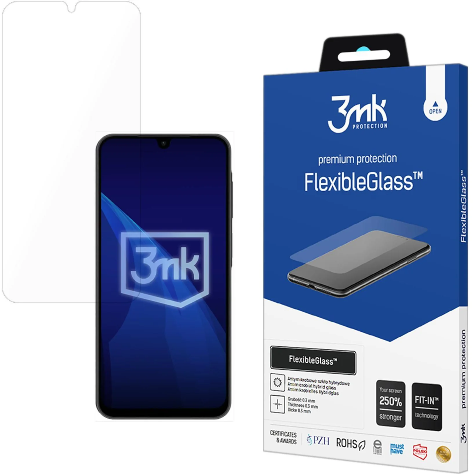 Hybridglas für Galaxy A26 5G, 3mk FlexibleGlass