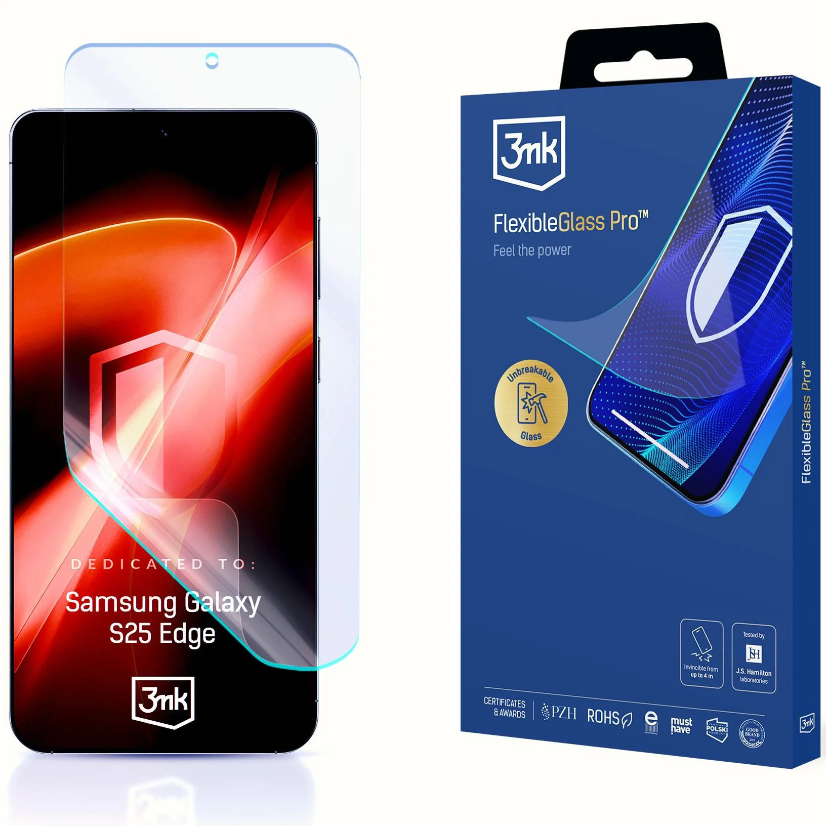 Hybridglas für Galaxy A26 5G, 3mk FlexibleGlass Pro
