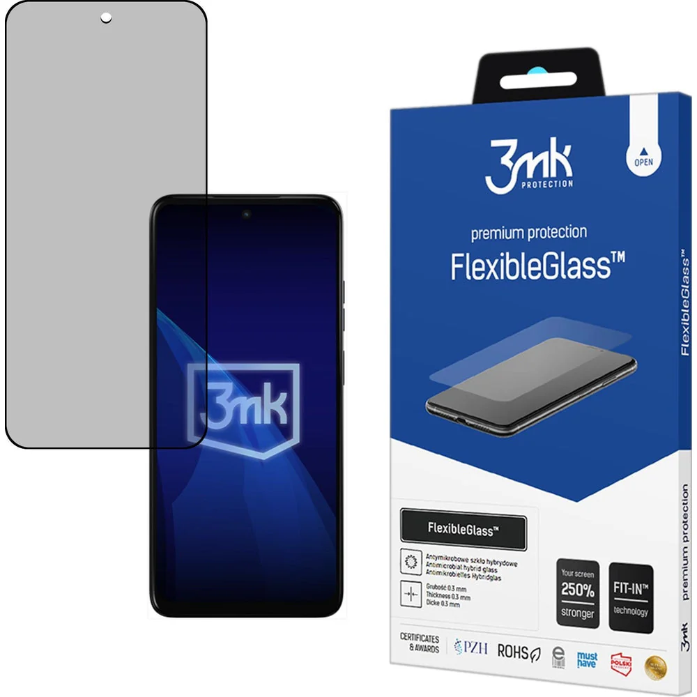 Hybridglas für Motorola Moto E15, 3mk FlexibleGlass