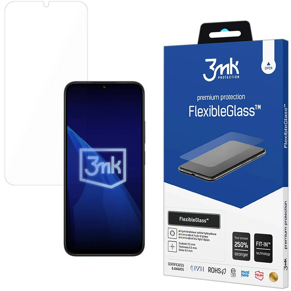 Hybridglas für Redmi 15C 4G / POCO C85 4G, 3mk FlexibleGlass - Image 2