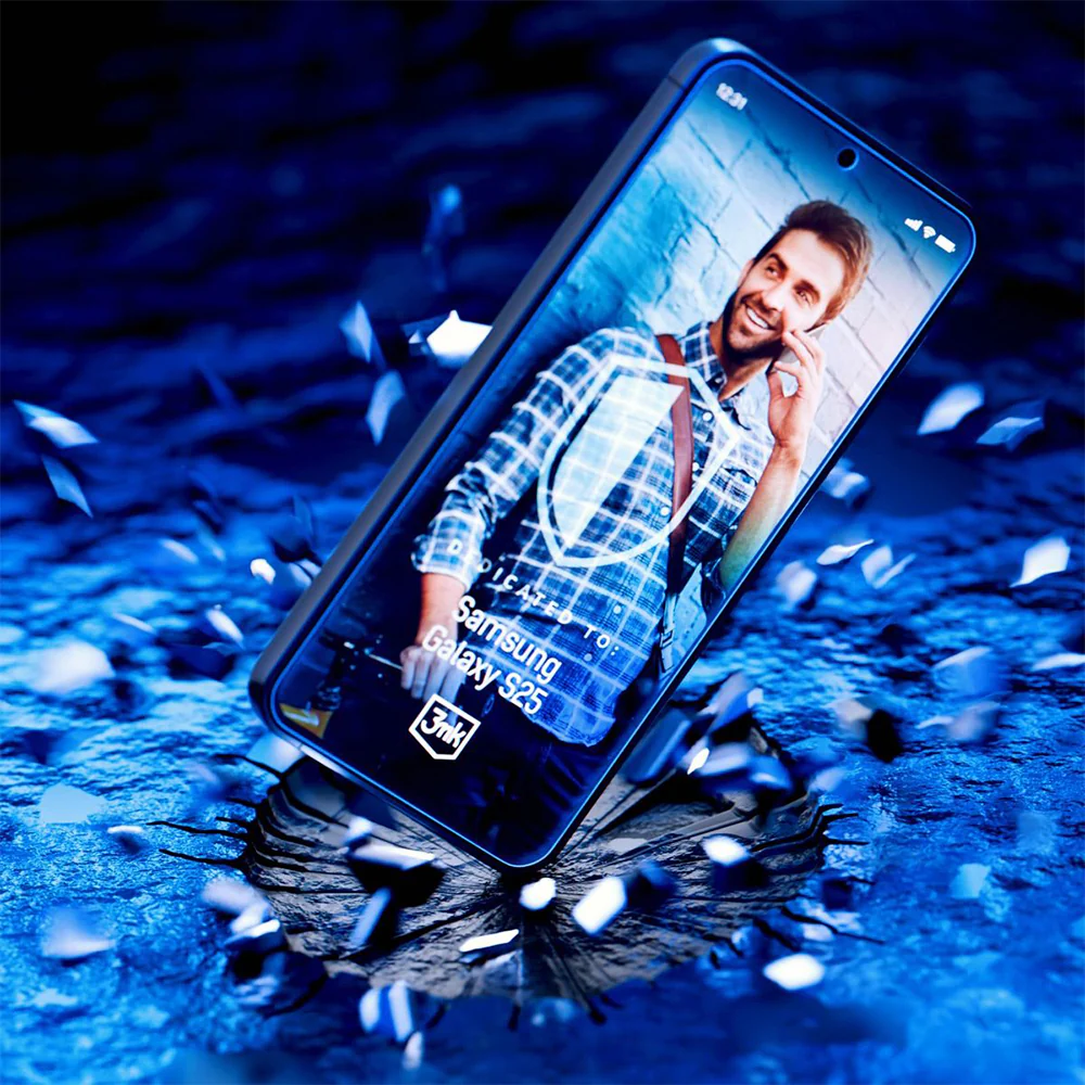 Hybridglas für Samsung Galaxy S25, 3mk FlexibleGlass Pro - Image 2