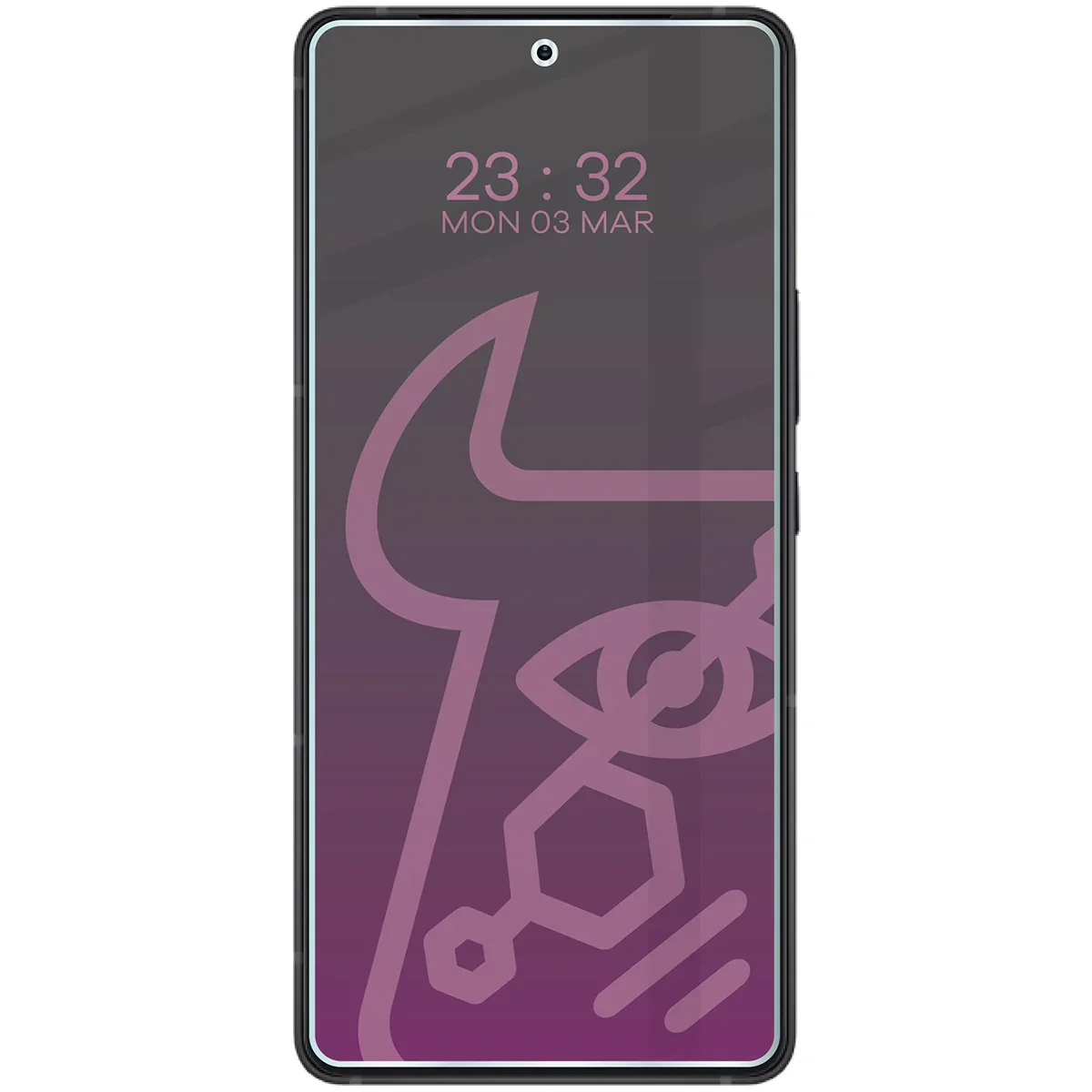 Hybridglas mit Privatschutzfilter für Asus Zenfone 12 Ultra, Bizon Glass Mule Shadow, Matt - Image 3