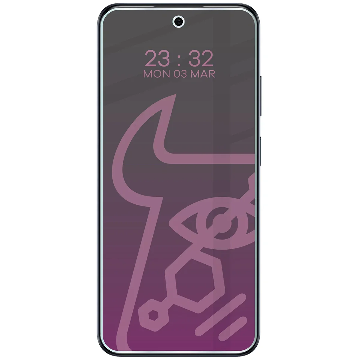 Hybridglas mit Privatschutzfilter für Infinix Hot 50i, Bizon Glass Mule Shadow, Matt - Image 3