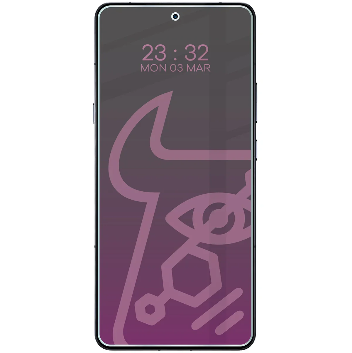Hybridglas mit Privatschutzfilter für Motorola Signature, Bizon Glass Mule Shadow, Matt - Image 3