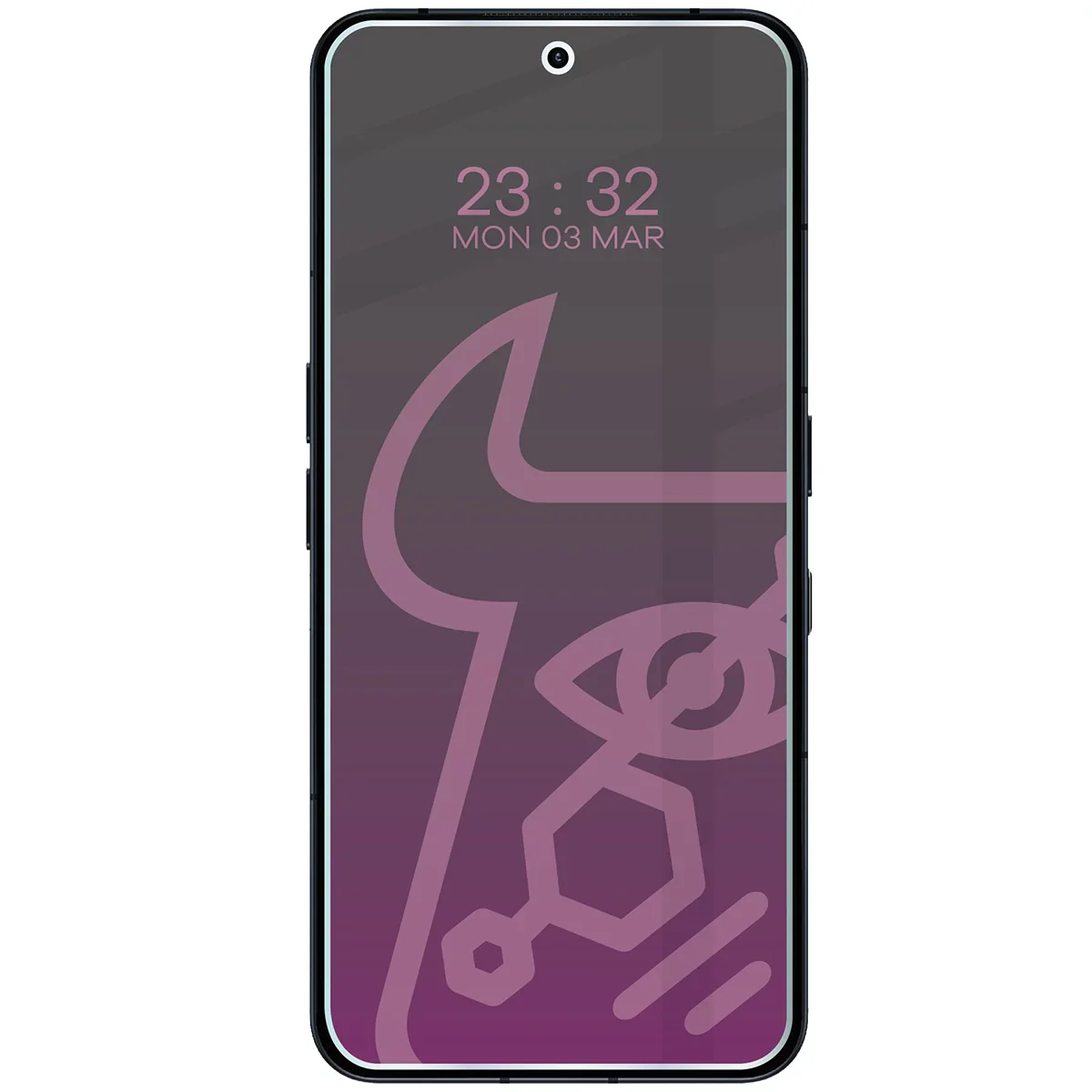 Hybridglas mit Privatschutzfilter für Nothing Phone (3), Bizon Glass Mule Shadow, Matt - Image 3