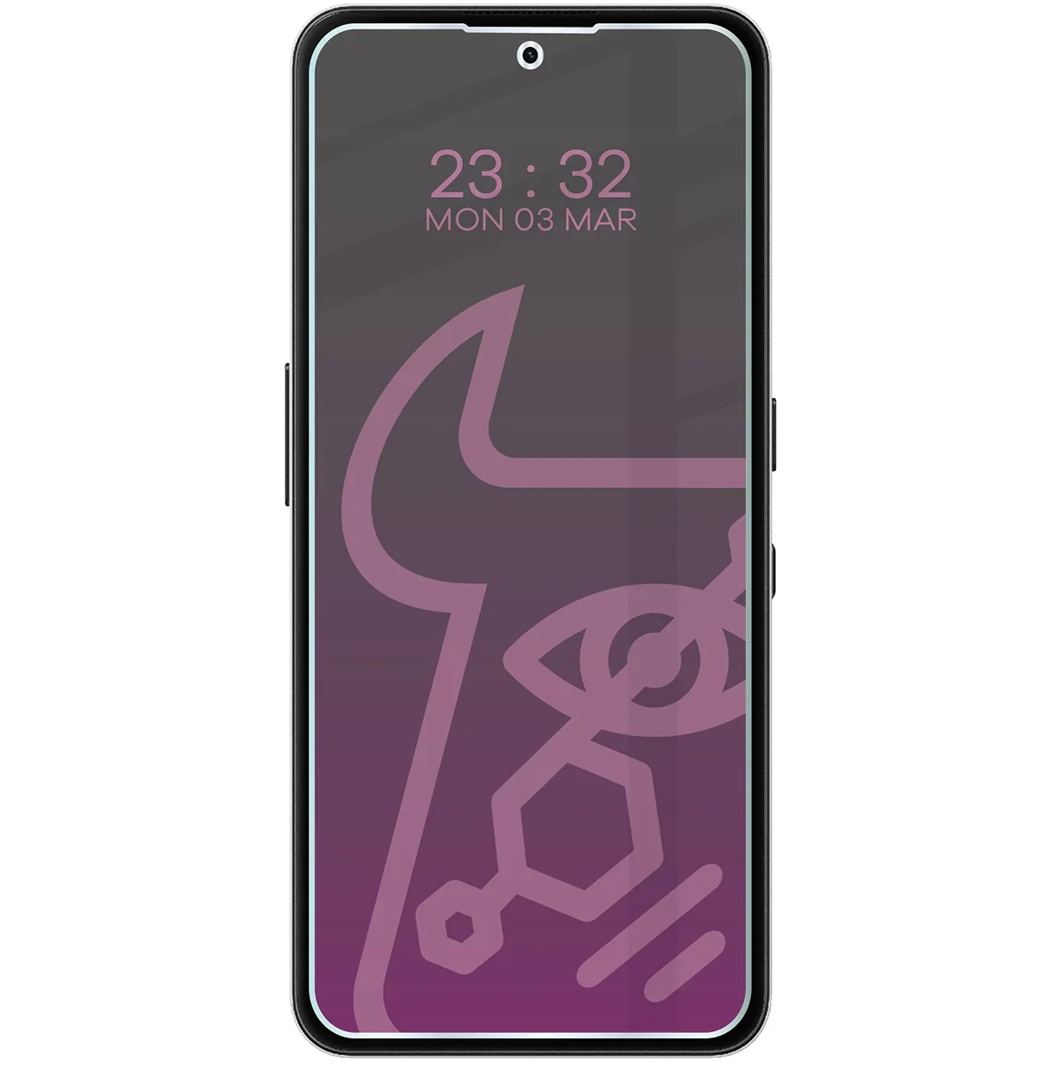Hybridglas mit Privatschutzfilter für Nothing Phone (3a) Lite, Bizon Glass Mule Shadow, Matt - Image 3