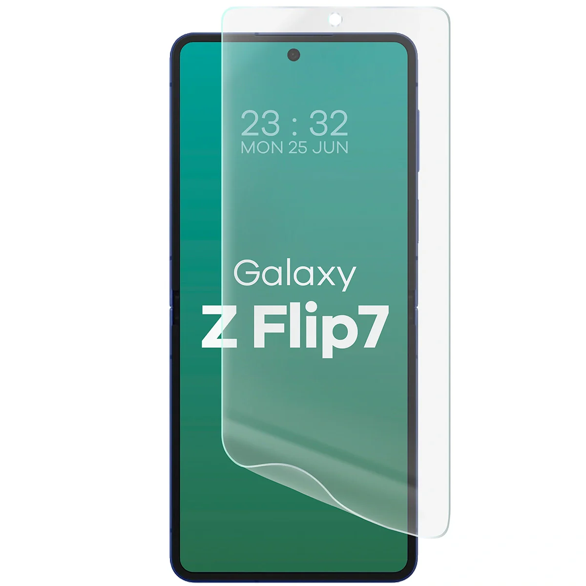 Hydrogel Folie für den Bildschirm für Galaxy Z Flip7, Bizon Film Hydrogel Front, 1 Stück - Image 5