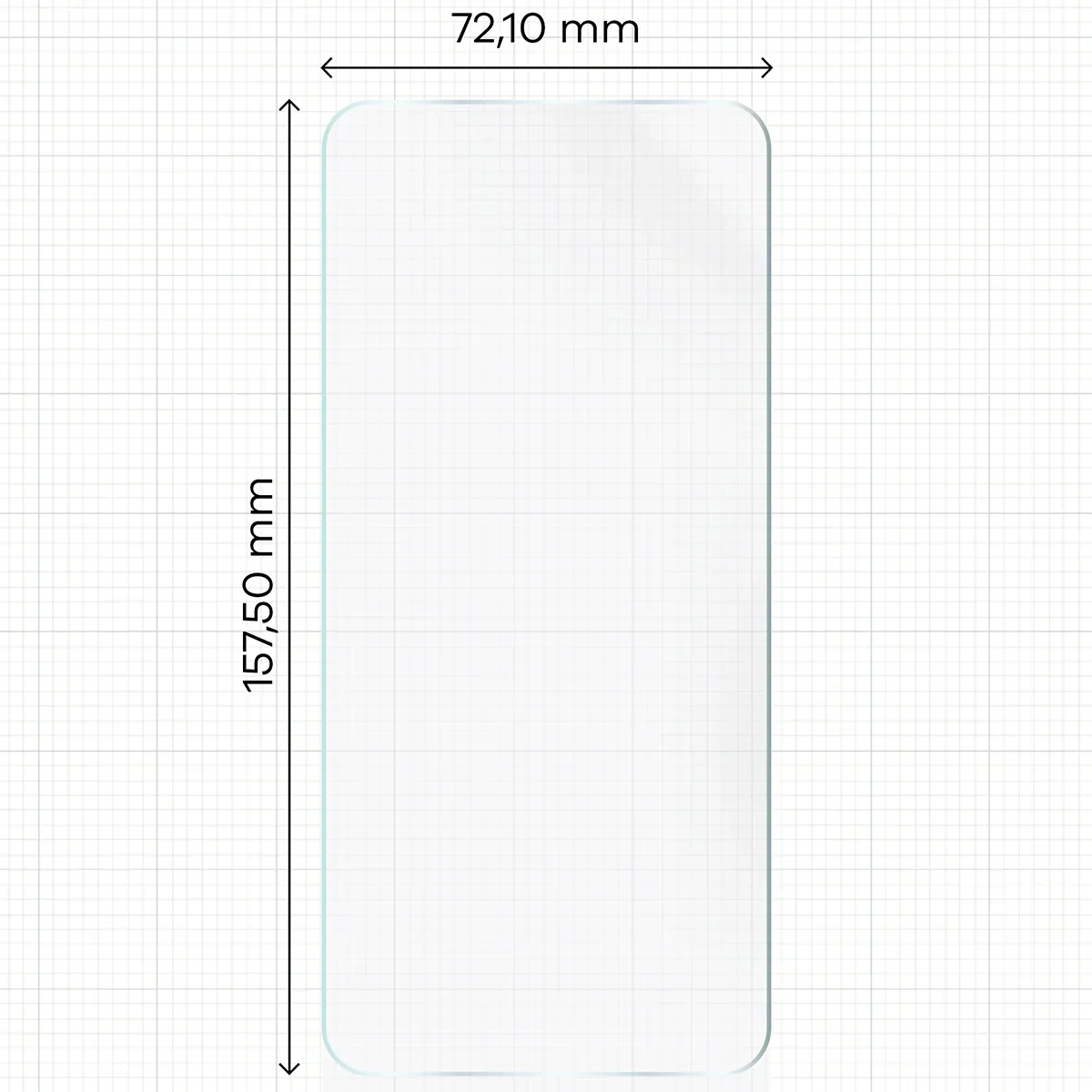 Hydrogel Folie für den Bildschirm für Galaxy S25 FE / S24 FE / A36 5G / A56 5G, Bizon Film Hydrogel Front, 1 Stück - Image 2