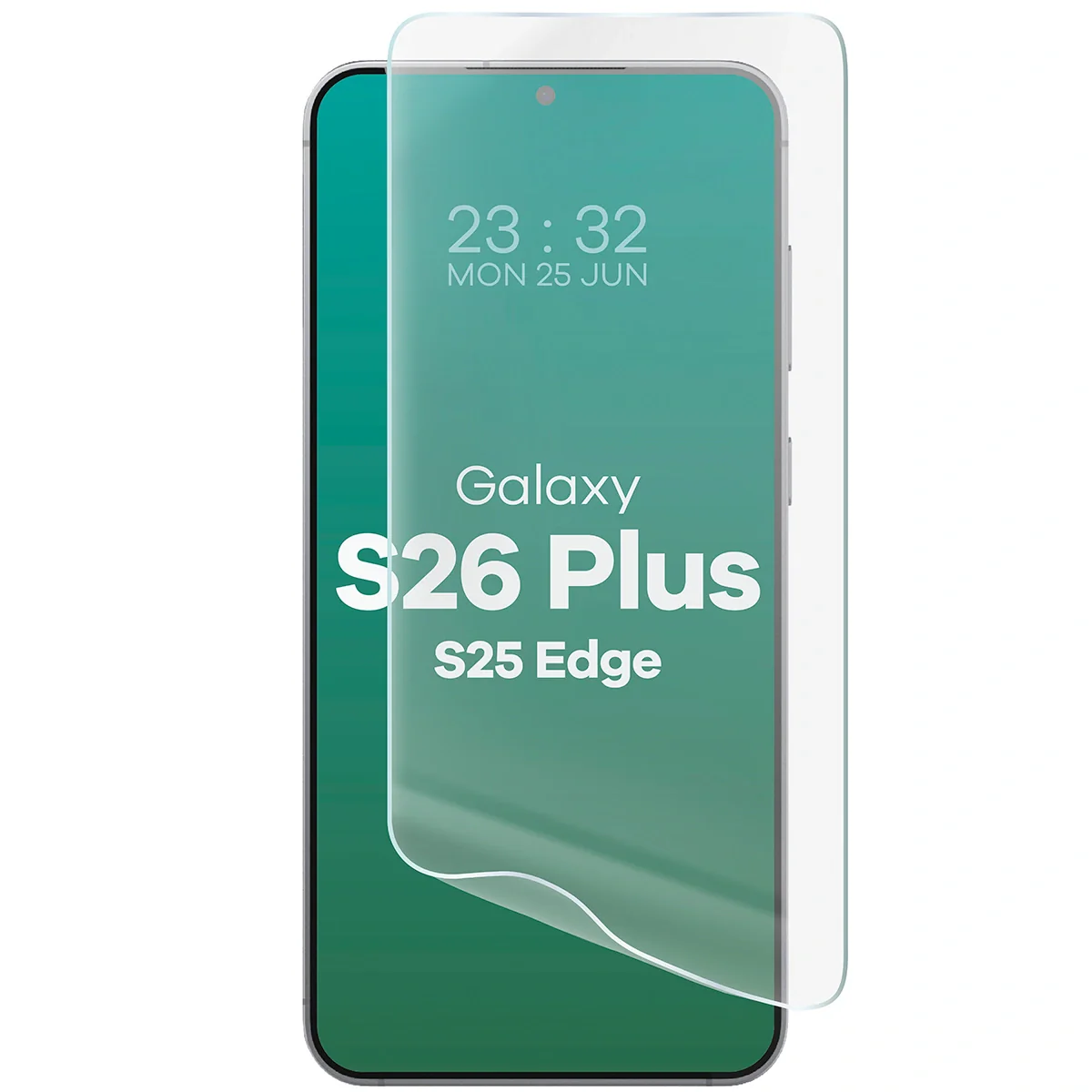 Hydrogel Folie für den Bildschirm für Galaxy S26 Plus / S25 Edge, Bizon Film Hydrogel Front Duo, 2 Stück - Image 5