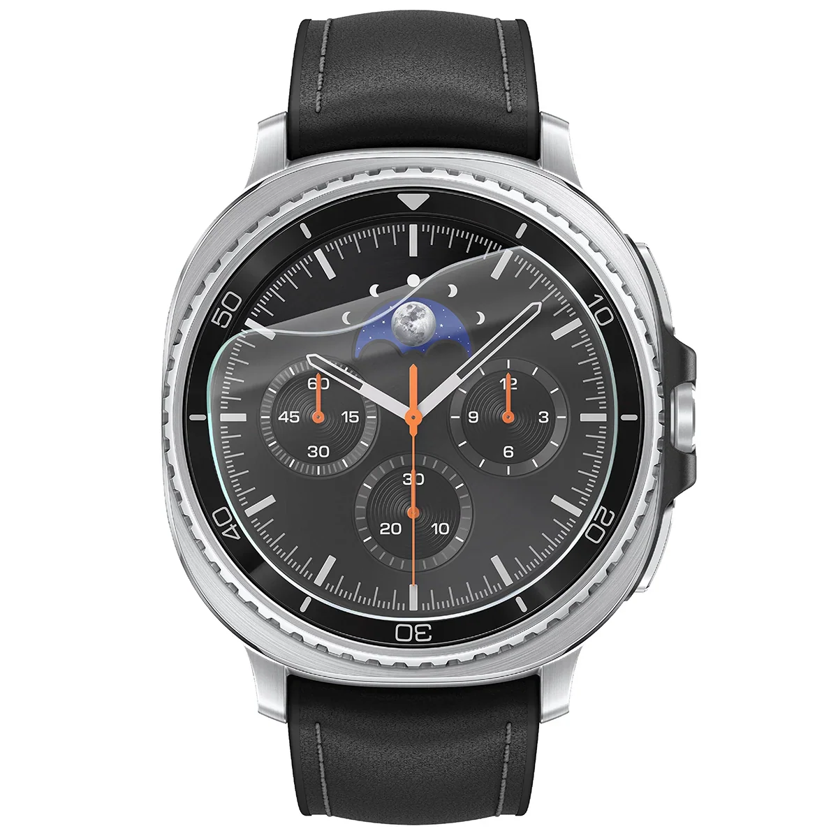 Hydrogel Folie für den Bildschirm für Galaxy Watch 8 Classic 46 mm, Bizon Watch Film Hydrogel Duo, 2 Stück - Image 2