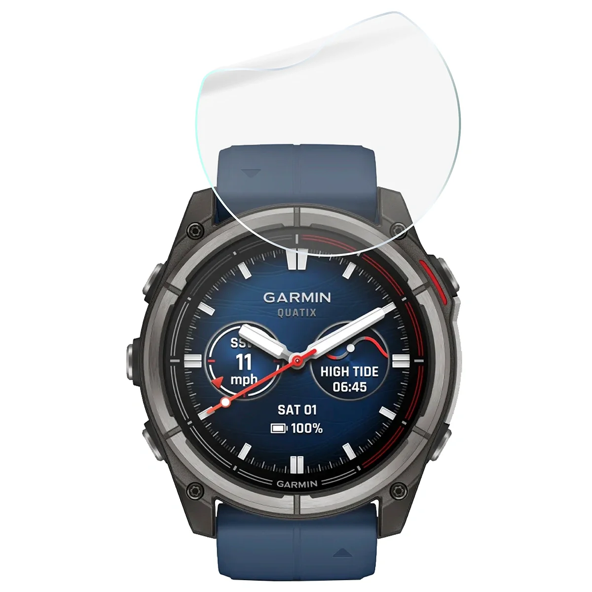 Hydrogel Folie für den Bildschirm für Garmin Quatix 8 Pro 47 mm, Bizon Watch Film Hydrogel Duo, 2 Stück - Image 5