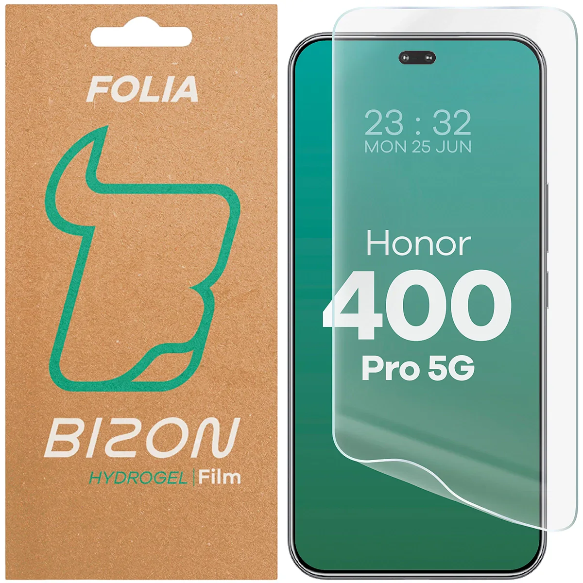 Hydrogel Folie für den Bildschirm für Honor 400 Pro, Bizon Film Hydrogel Front, 1 Stück