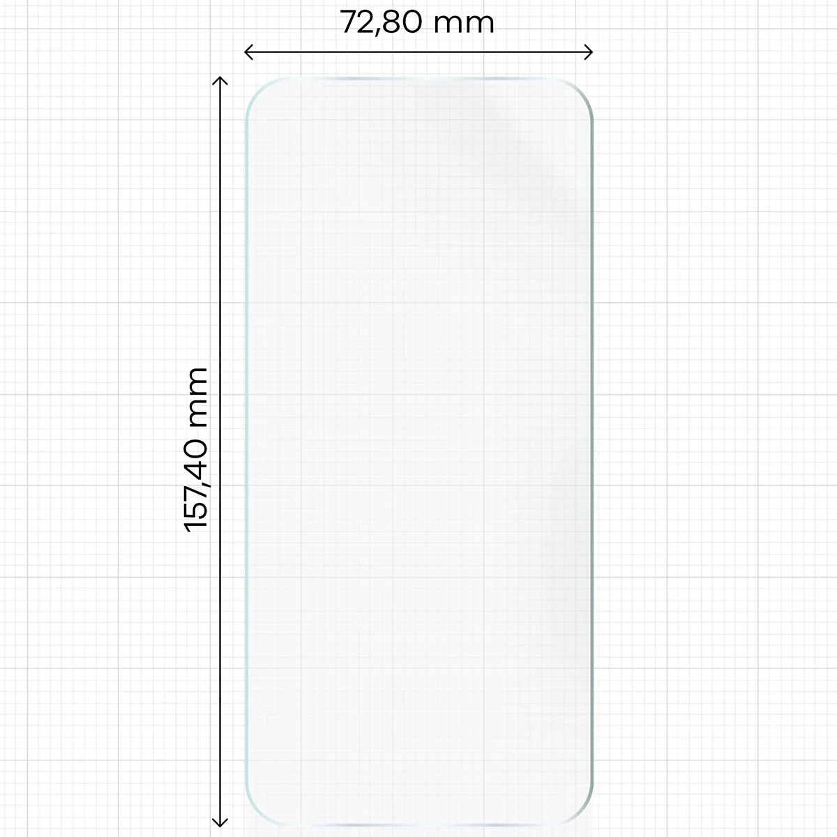 Hydrogel Folie für den Bildschirm für Honor 90, Bizon Glass Hydrogel Front, 1 Stück - Image 2