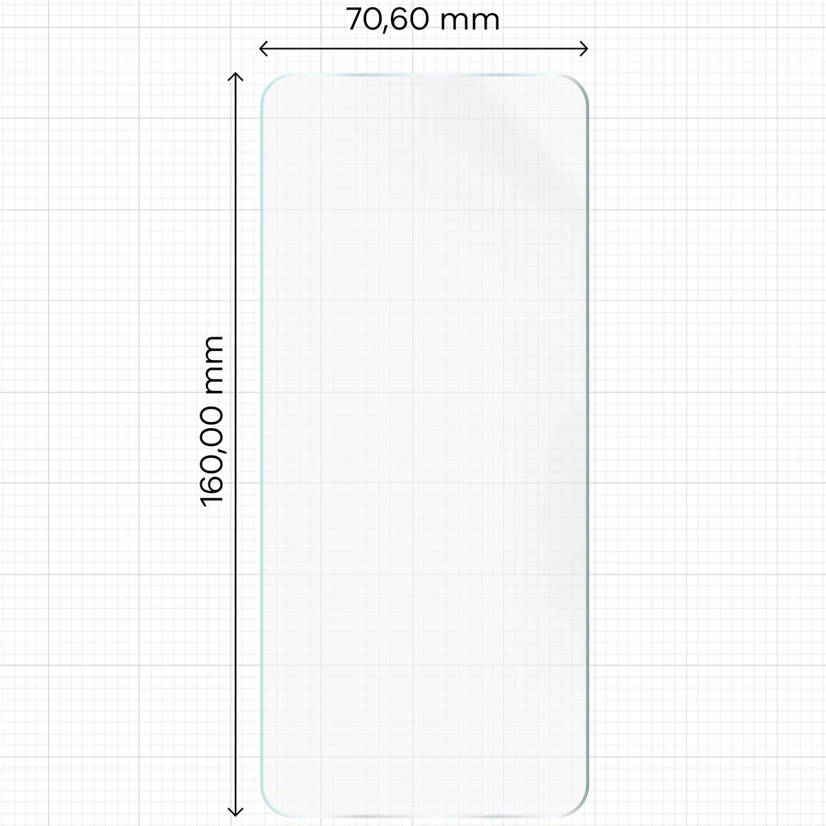 Hydrogel Folie für den Bildschirm für Honor X7d / Honor 400 Smart, Bizon Film Hydrogel Front, 1 Stück - Image 2