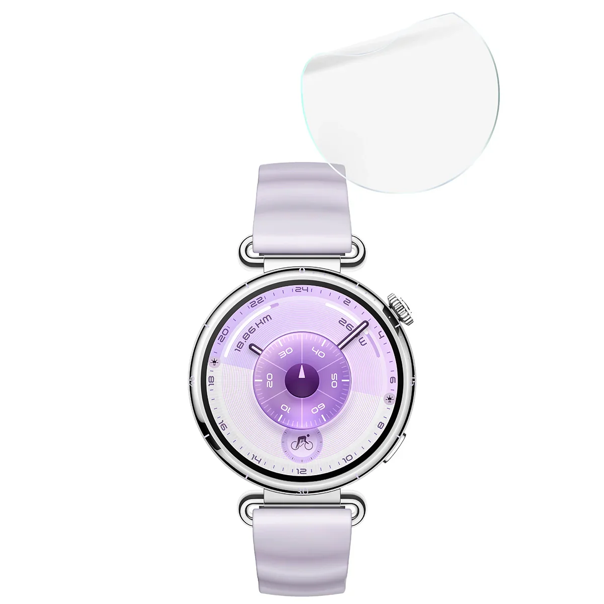 Hydrogel Folie für den Bildschirm für Huawei Watch GT6 41 mm, Bizon Watch Film Hydrogel Duo, 2 Stück - Image 5