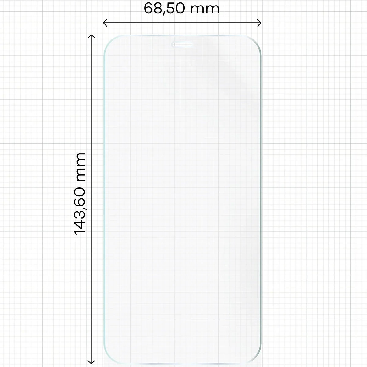 Hydrogel Folie für den Bildschirm für iPhone 11 / Xr, Bizon Glass Hydrogel Front, 1 Stück - Image 2