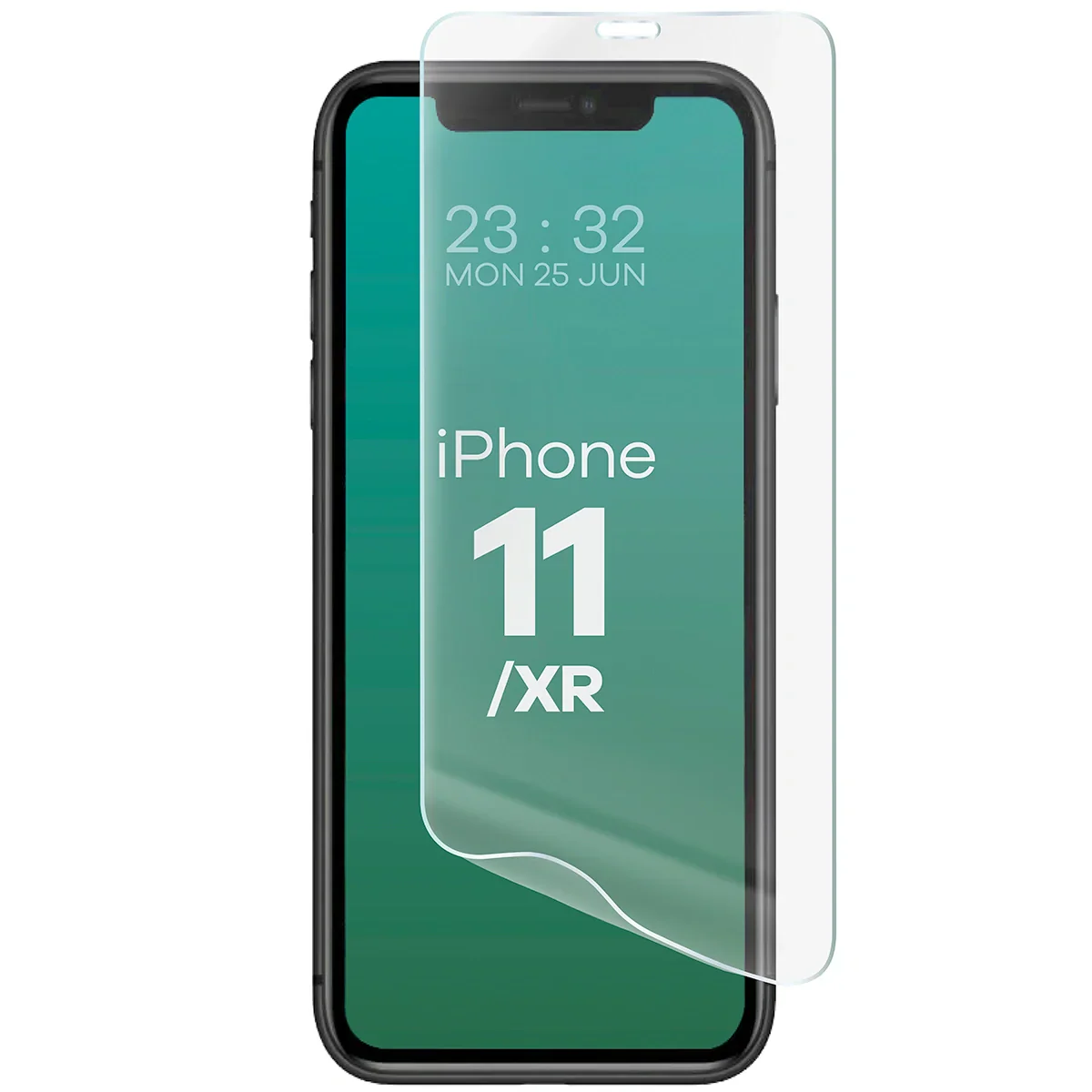 Hydrogel Folie für den Bildschirm für iPhone 11 / Xr, Bizon Glass Hydrogel Front, 1 Stück - Image 5