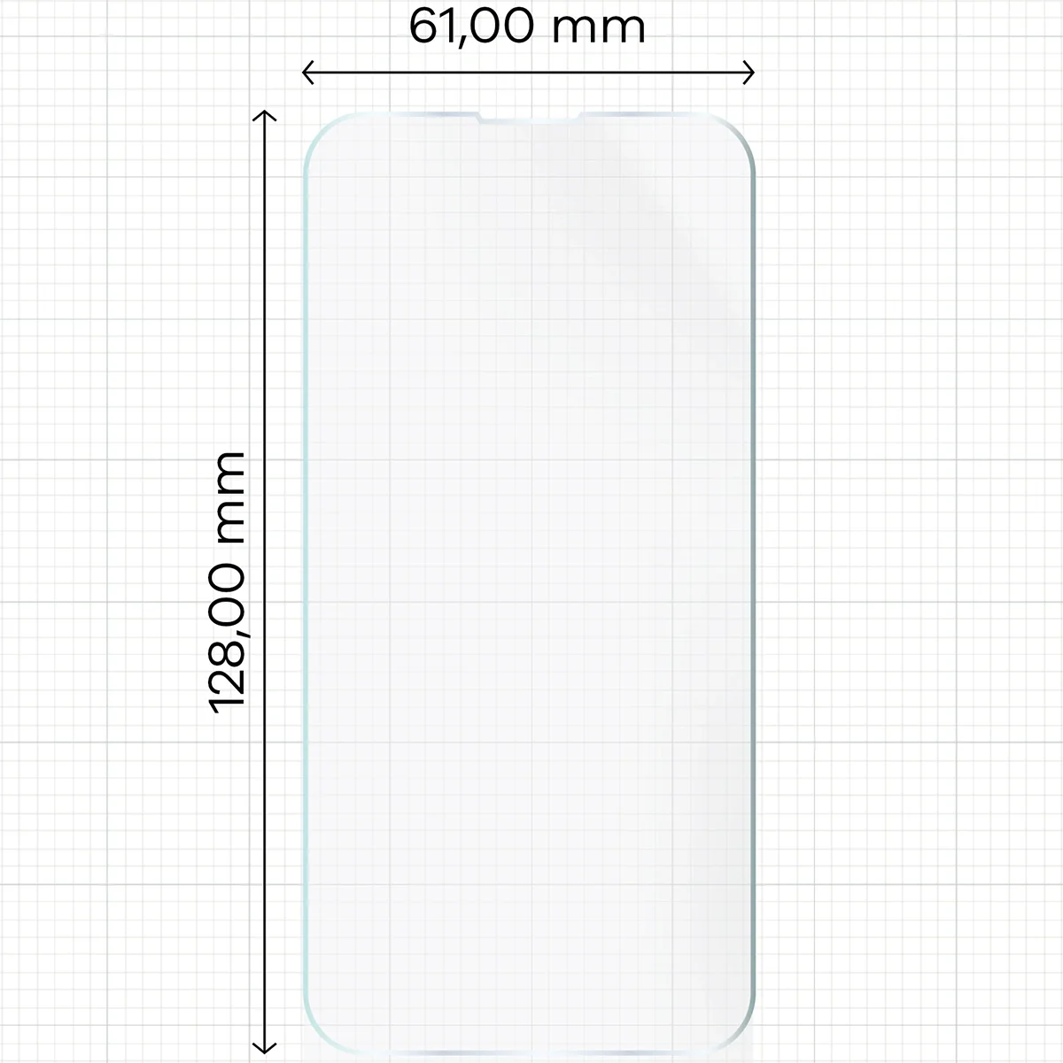 Hydrogel Folie für den Bildschirm für iPhone 13 Mini, Bizon Film Hydrogel Front, 1 Stück - Image 2