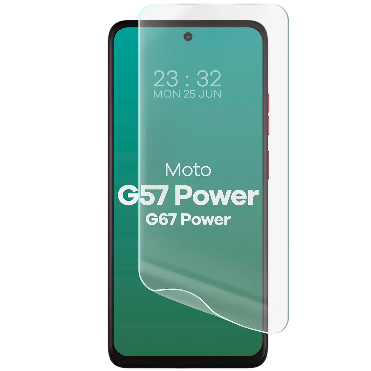 Hydrogel Folie für den Bildschirm für Motorola Moto G57 Power / G67 Power, Bizon Film Hydrogel Front, 1 Stück - Image 5