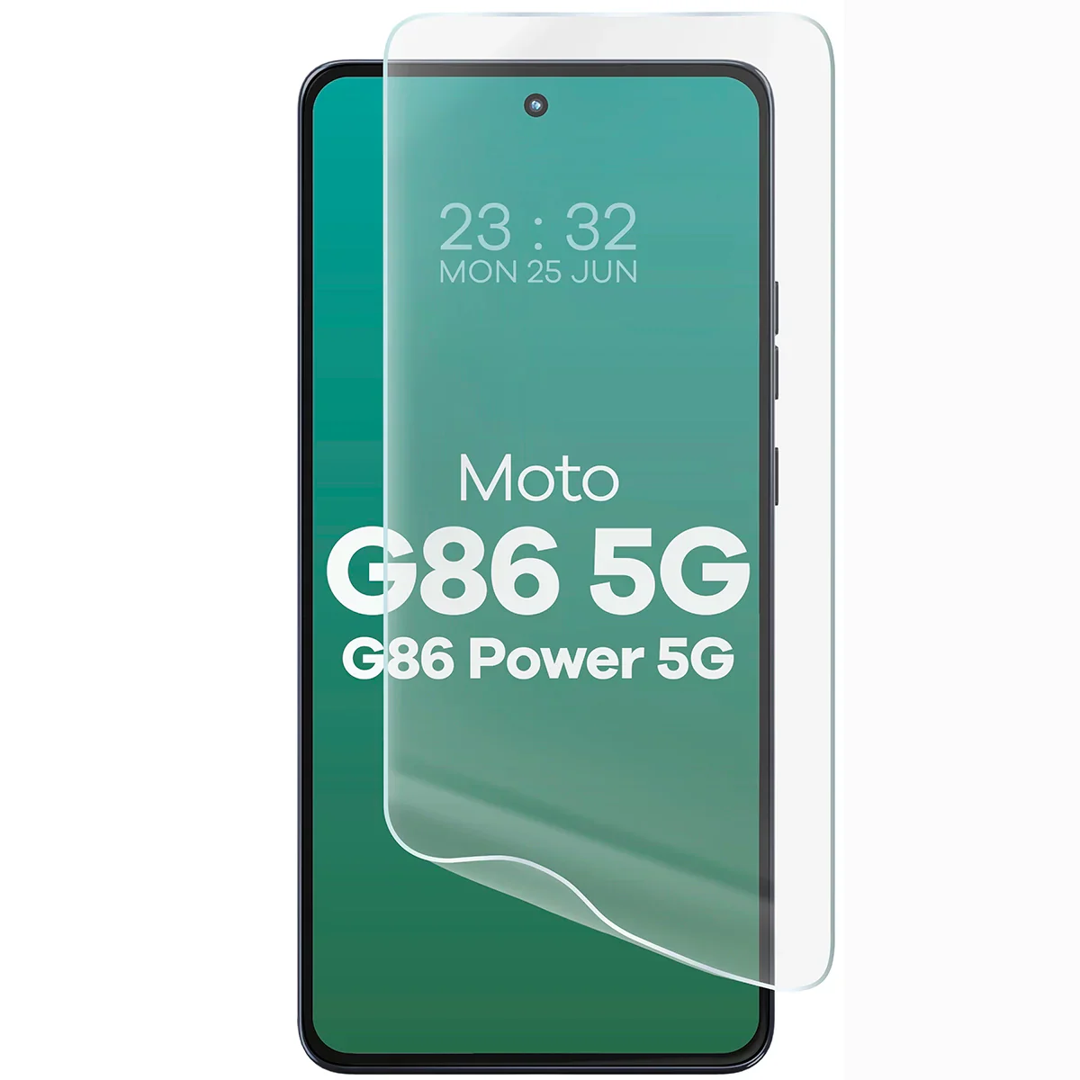 Hydrogel Folie für den Bildschirm für Motorola Moto G86 5G / G86 Power 5G, Bizon Film Hydrogel Front Duo, 2 Stück - Image 5