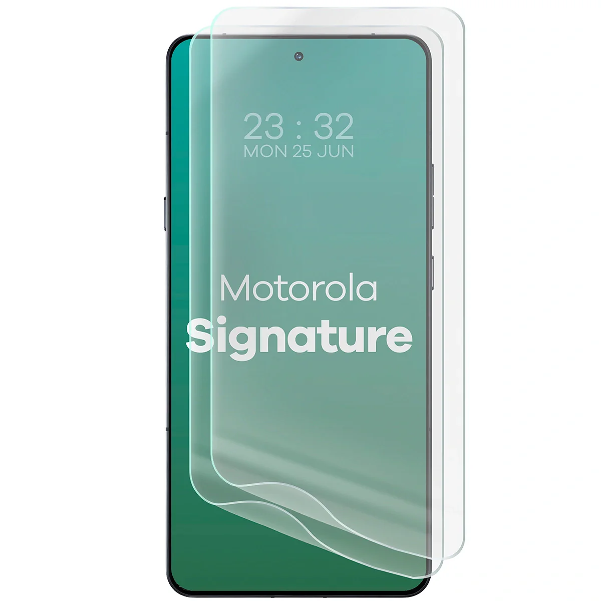 Hydrogel Folie für den Bildschirm für Motorola Signature, Bizon Film Hydrogel Front Duo, 2 Stück - Image 5
