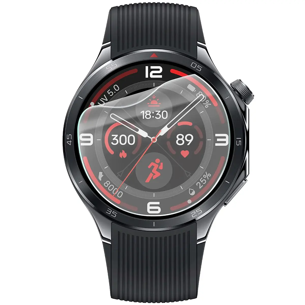 Hydrogel Folie für den Bildschirm für OnePlus Watch 3, Bizon Watch Film Hydrogel Duo, 2 Stück - Image 2