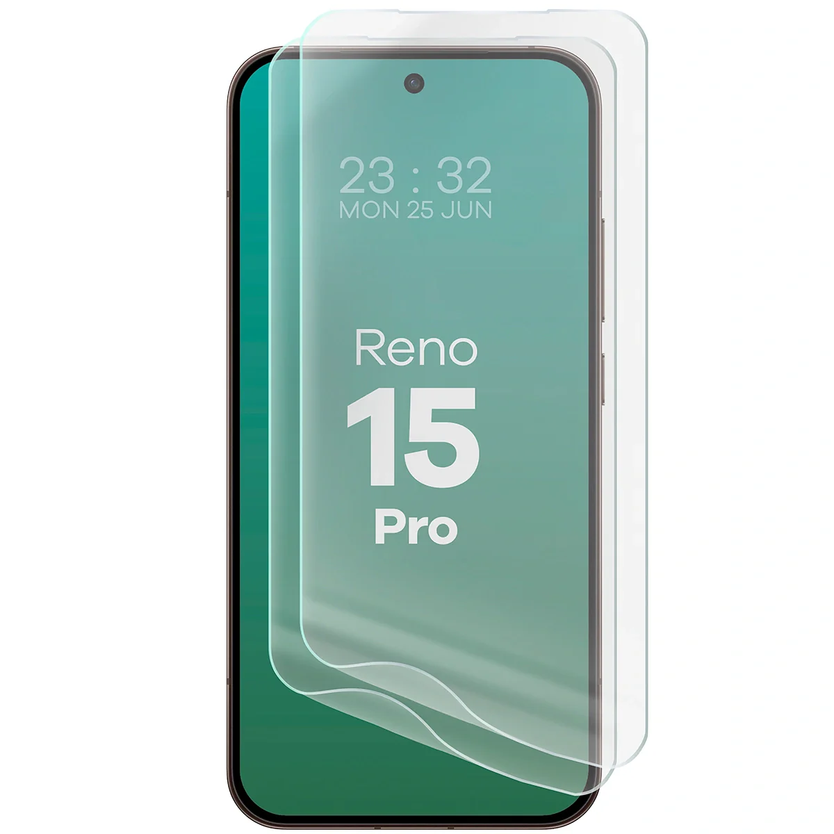 Hydrogel Folie für den Bildschirm für Oppo Reno 15 Pro, Bizon Film Hydrogel Front Duo, 2 Stück - Image 5