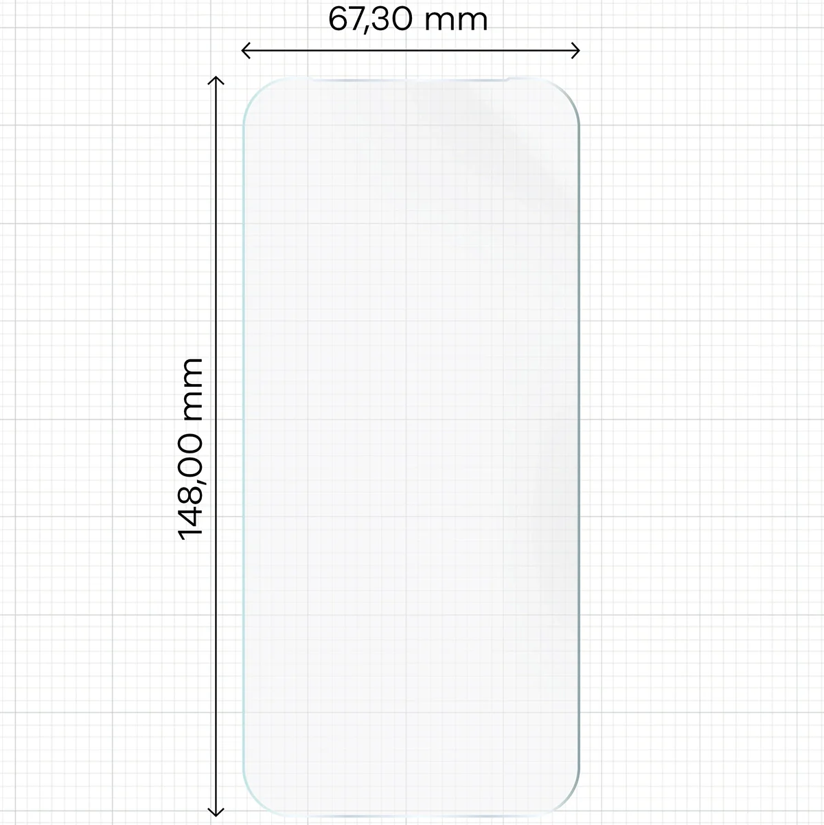 Hydrogel Folie für den Bildschirm für Oppo Reno 15 Pro, Bizon Film Hydrogel Front, 1 Stück - Image 2