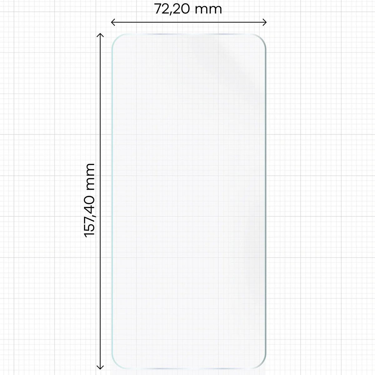 Hydrogel Folie für den Bildschirm für Oppo Reno13 Pro, Bizon Film Hydrogel Front, 1 Stück - Image 2