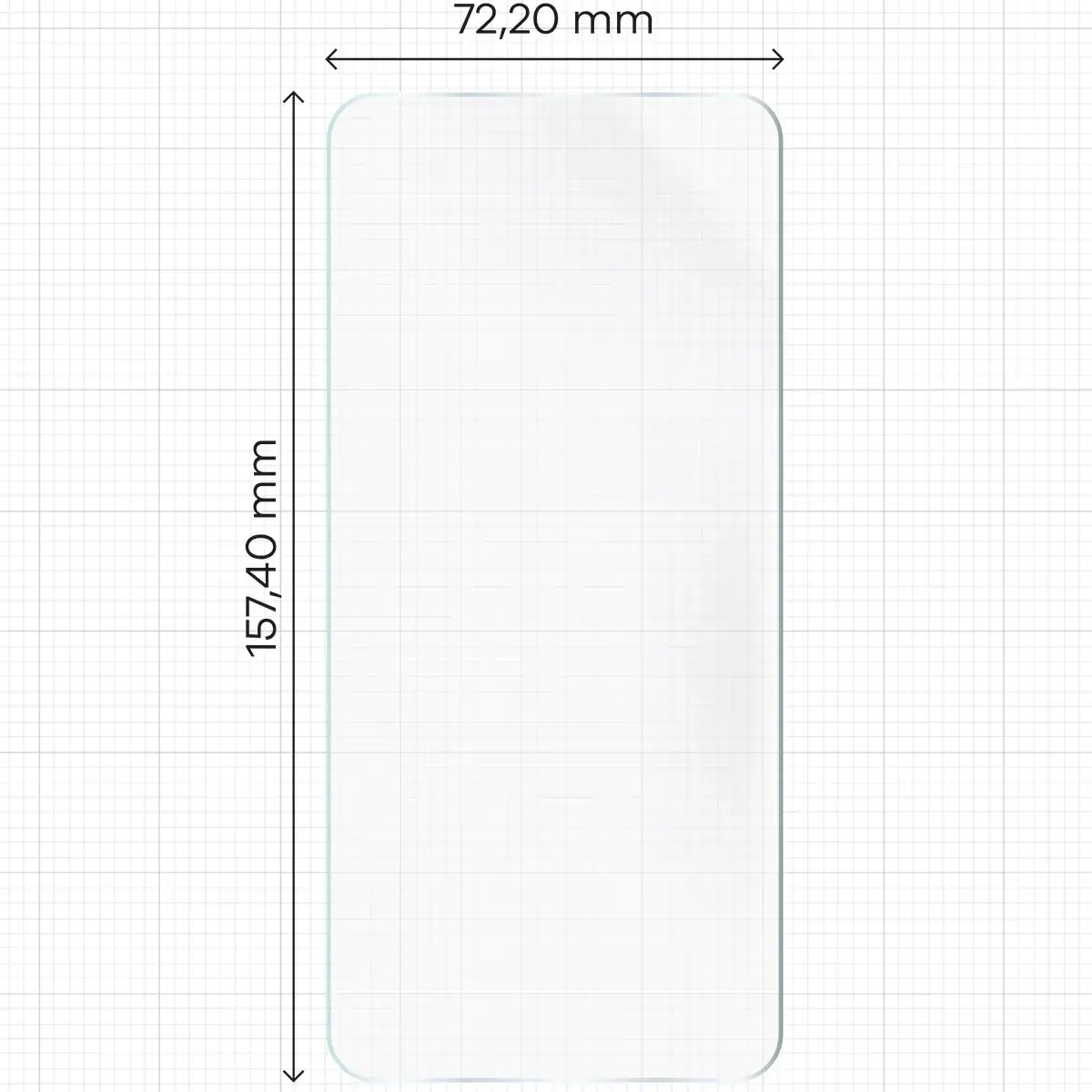 Hydrogel Folie für den Bildschirm für Oppo Reno13 Pro, Bizon Glass Hydrogel Front Duo, 2 Stück - Image 2