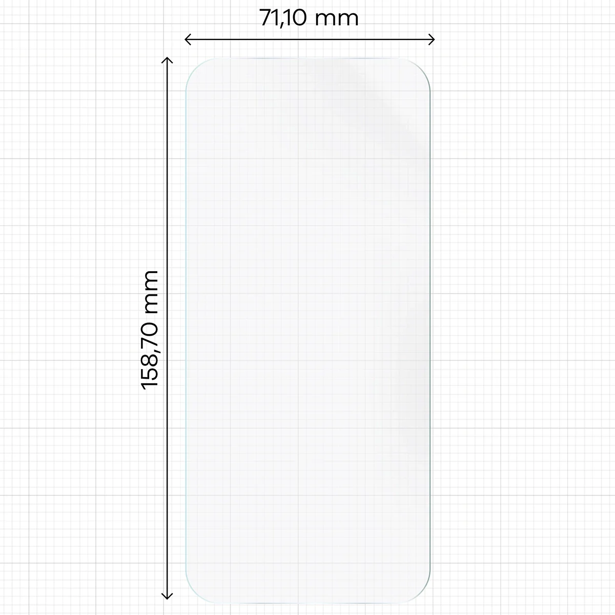 Hydrogel Folie für den Bildschirm für Realme 16 Pro 5G, Bizon Film Hydrogel Front, 1 Stück - Image 2