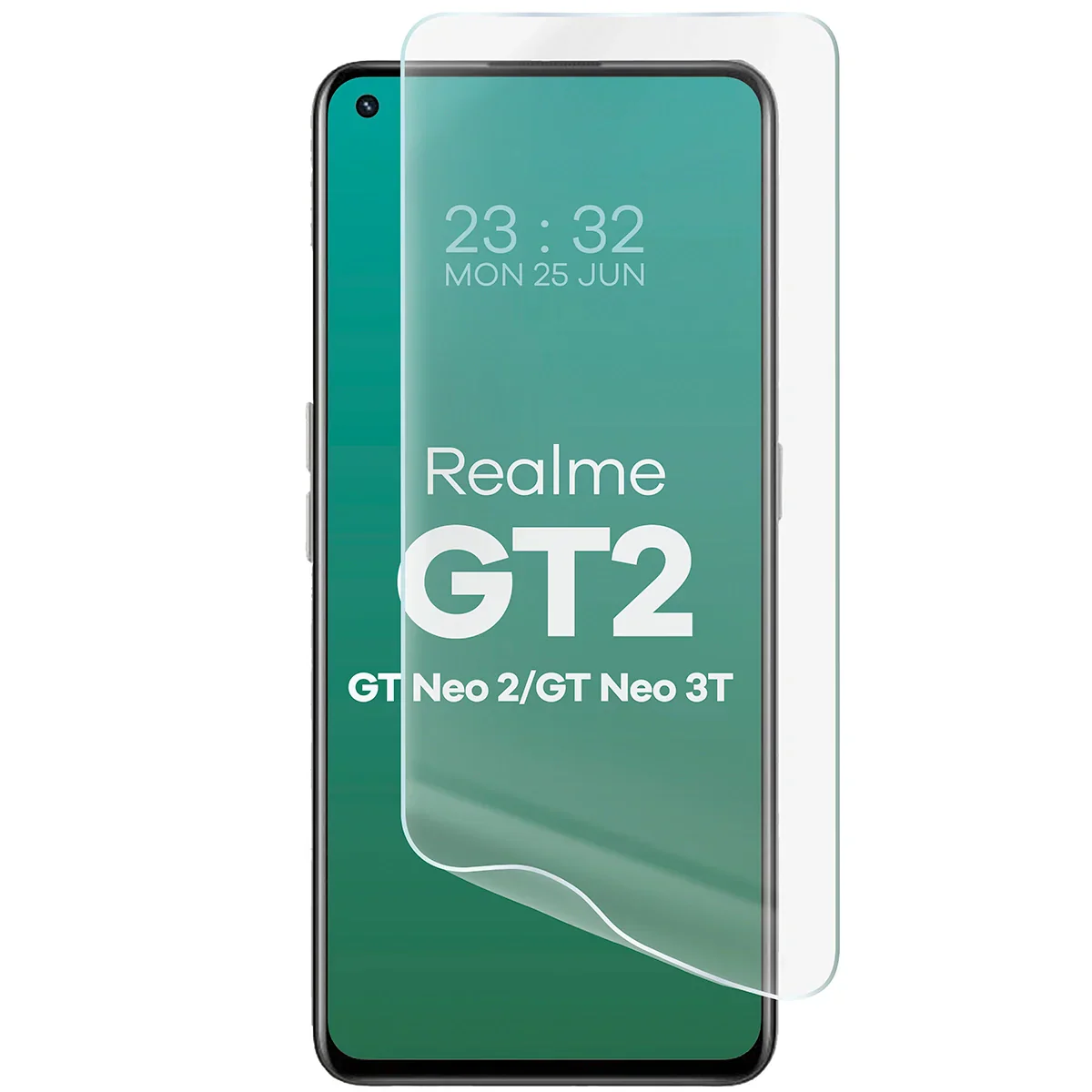 Hydrogel Folie für den Bildschirm für Realme GT2 / GT Neo 2 / GT Neo 3T, Bizon Film Hydrogel Front, 1 Stück - Image 5