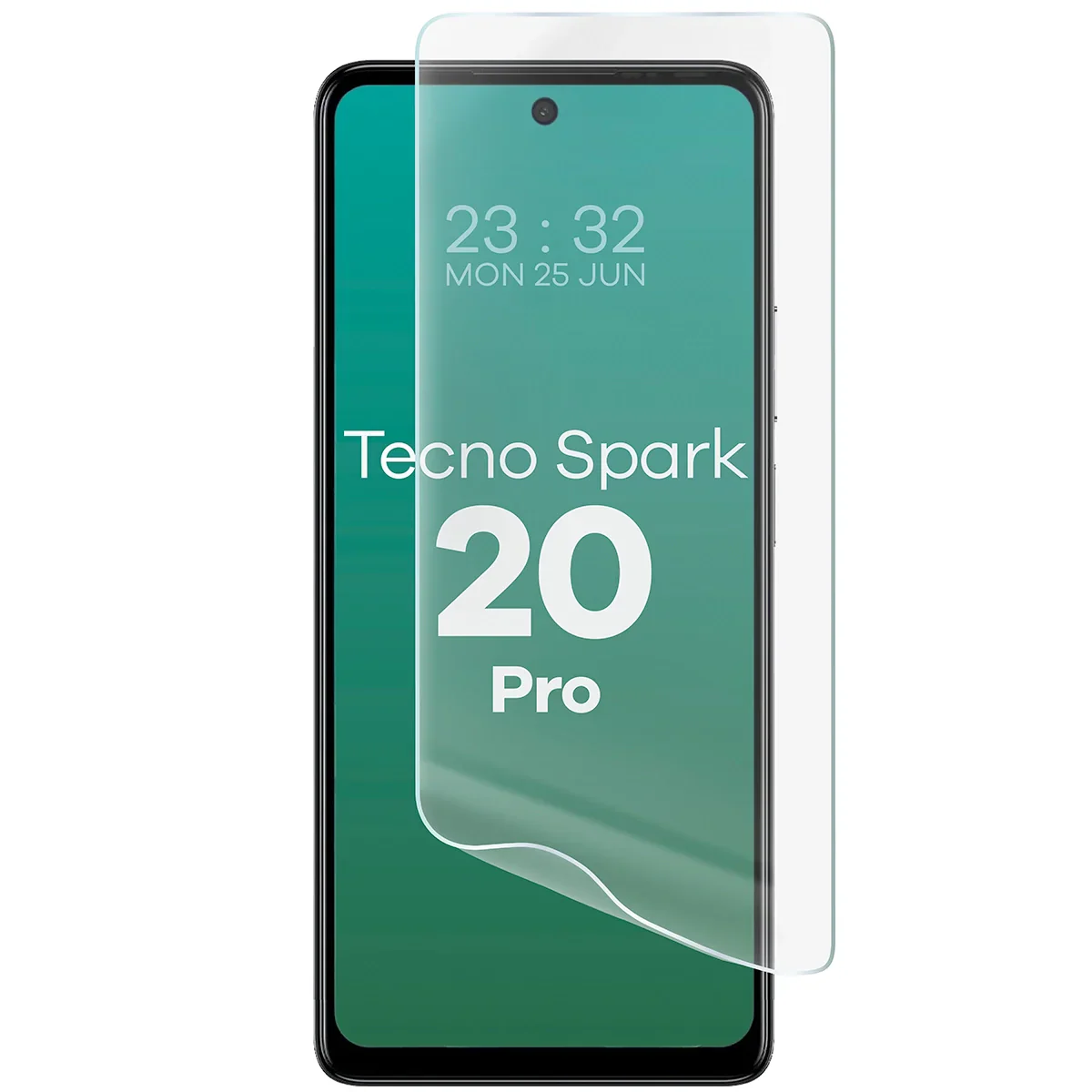 Hydrogel Folie für den Bildschirm für Tecno Spark 20 Pro, Bizon Film Hydrogel Front, 1 Stück - Image 5