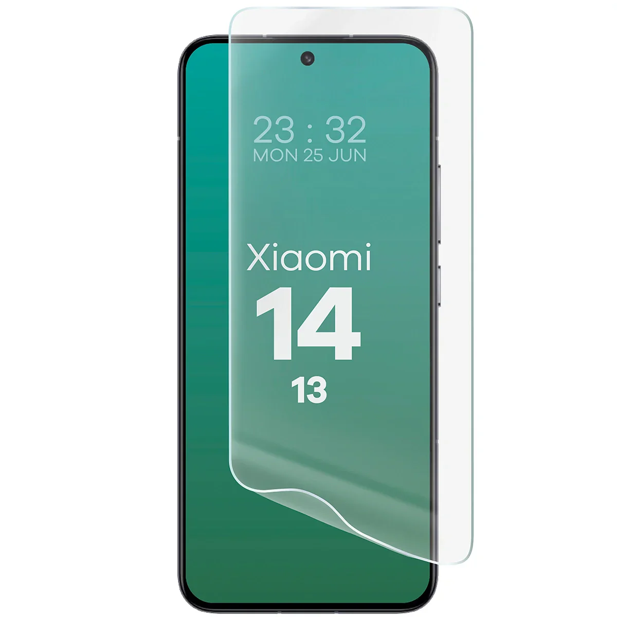 Hydrogel Folie für den Bildschirm für Xiaomi 14 / 13, Bizon Film Hydrogel Front, 1 Stück - Image 5