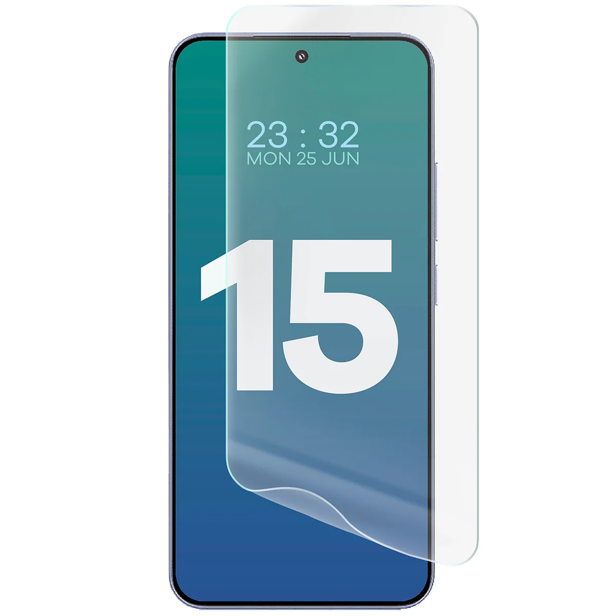 Hydrogel Folie für den Bildschirm für Xiaomi 15, Bizon Film Hydrogel Front Duo, 2 Stück - Image 5