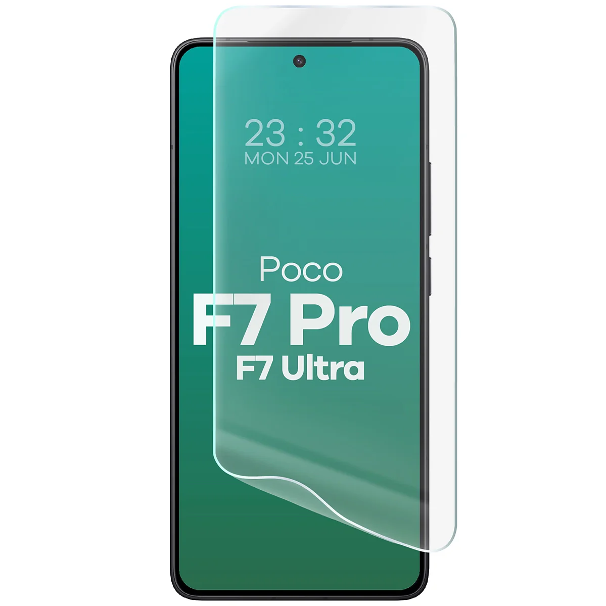 Hydrogel Folie für den Bildschirm für Xiaomi Poco F7 Pro / F7 Ultra, Bizon Film Hydrogel Front Duo, 2 Stück - Image 5
