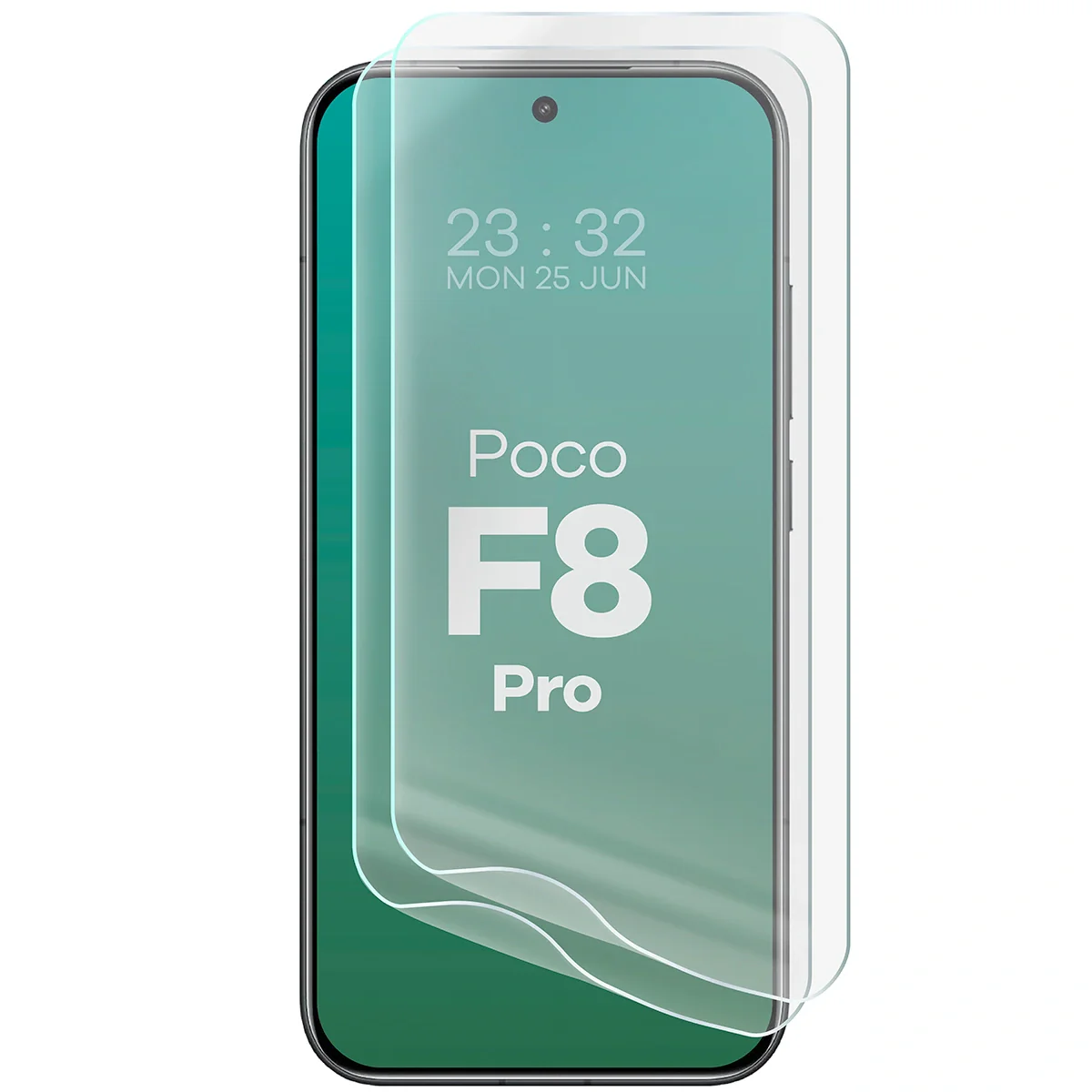 Hydrogel Folie für den Bildschirm für Xiaomi POCO F8 Pro, Bizon Film Hydrogel Front Duo, 2 Stück - Image 5