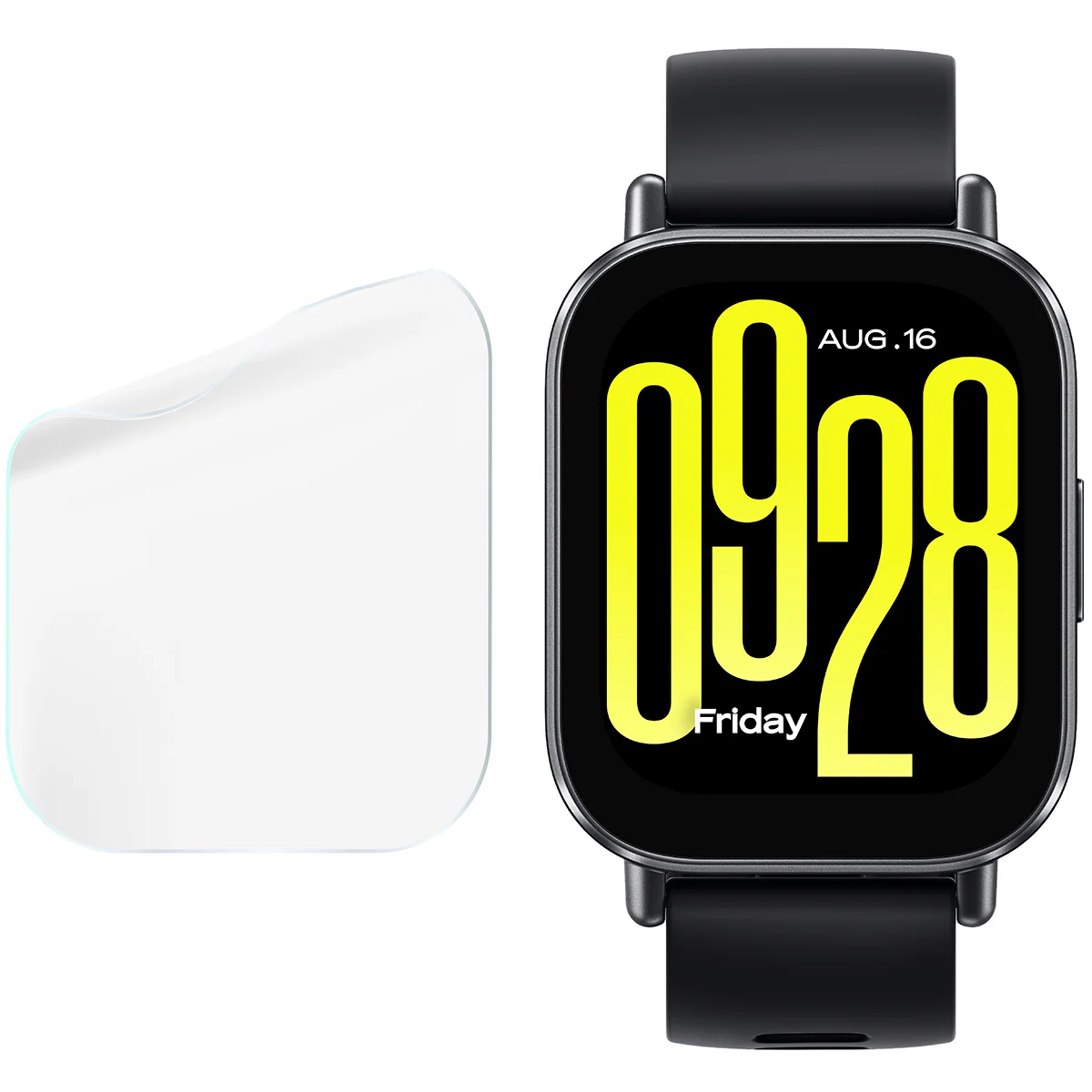 Hydrogel Folie für den Bildschirm für Xiaomi Redmi Watch 5 Active, Bizon Watch Film Hydrogel Duo, 2 Stück - Image 4