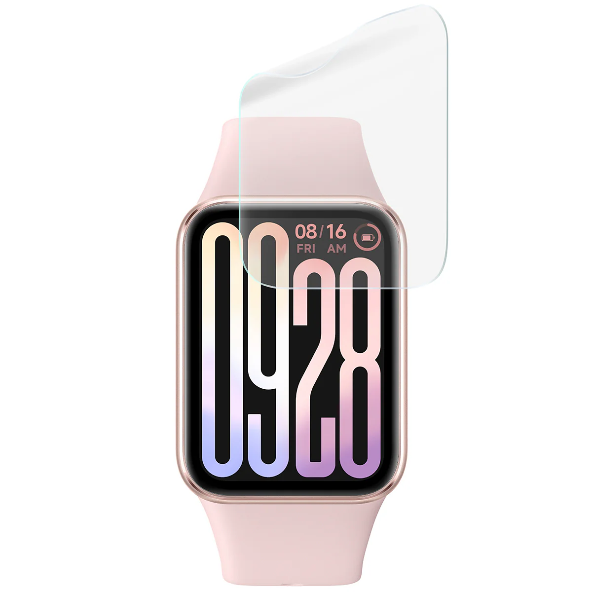Hydrogel Folie für den Bildschirm für Xiaomi Smart Band 9 Pro, Bizon Glass Watch Hydrogel Duo, 2 Stück - Image 5